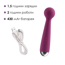 Міні вібромасажер з інтелектуальним режимом Svakom Mini Emma Violet – 5 вібро-режимів та 5 рівнів інтенсивності