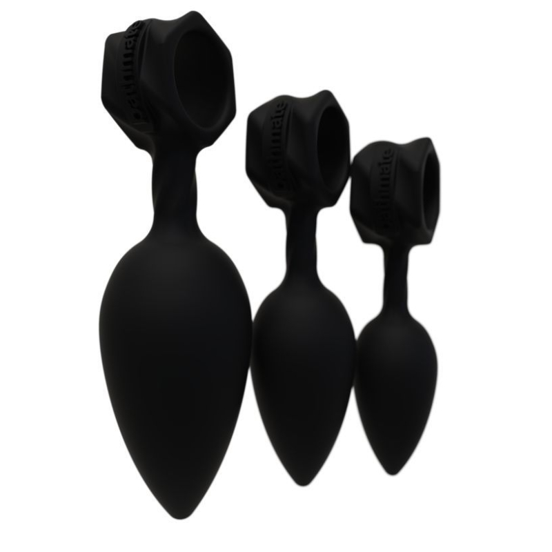 Набор анальных пробок Bathmate Anal Training Plugs, диаметр 2.5 см - 3.1 см - 3.8 см