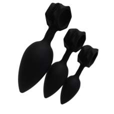 Набор анальных пробок Bathmate Anal Training Plugs, диаметр 2.5 см - 3.1 см - 3.8 см