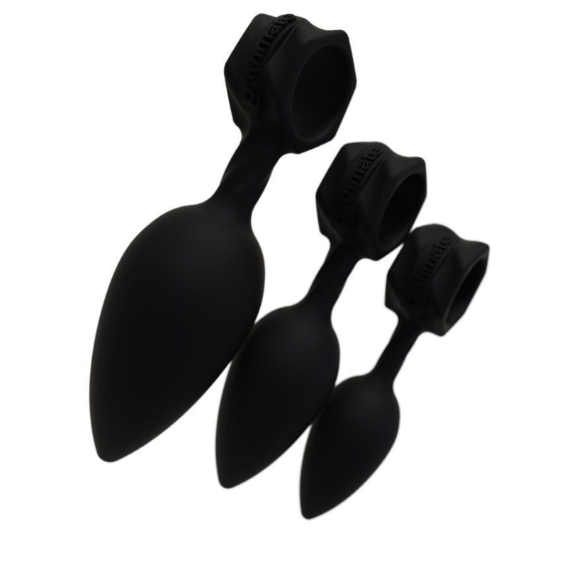Набор анальных пробок Bathmate Anal Training Plugs, диаметр 2.5 см - 3.1 см - 3.8 см