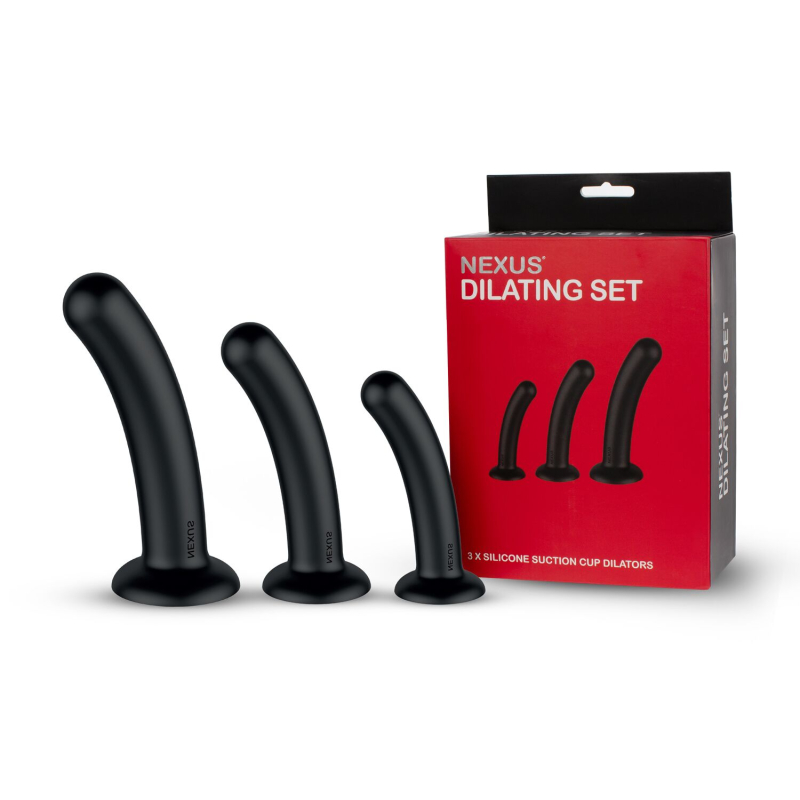 Набір дилдо Nexus Dilating Set, довжина 12.5 / 15 / 17 см