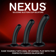 Набір дилдо Nexus Dilating Set, довжина 12.5 / 15 / 17 см