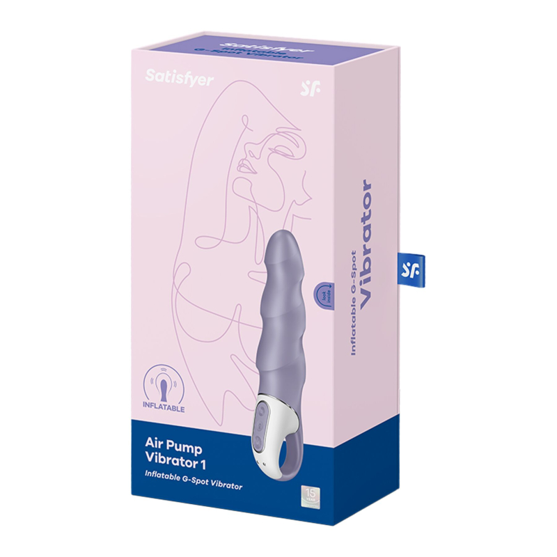Надувний вібратор – Satisfyer Air Pump Vibrator 1