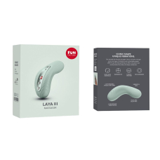 Накладной вибратор – Fun Factory LAYA III Sage Green – с эффектом постукивания, многофункциональный