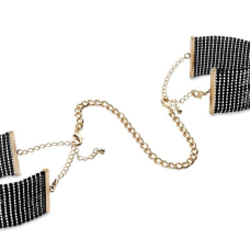 Наручники Bijoux Indiscrets Desir Metallique Handcuffs – Чорний колір, металеві, стильні браслети