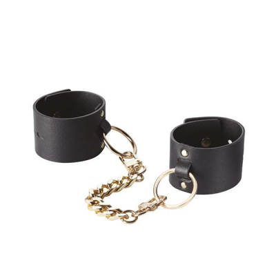 Наручники Bijoux Indiscrets MAZE – Wide Cuffs Чорний колір