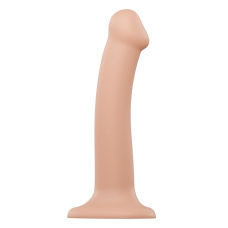 Насадка для страпона Strap-On-Me Dual Density Dildo Flesh M, диаметр 3.3 см, двухслойная, гибкая