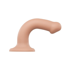 Насадка для страпона Strap-On-Me Dual Density Dildo Flesh M, диаметр 3.3 см, двухслойная, гибкая