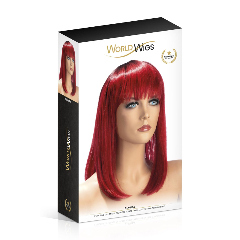 Парик World Wigs ELVIRA MID–LENGTH TWO–TONE RED
