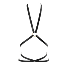 Портупея з екошкіри Bijoux Indiscrets Maze – Multi–Way Body Harness Чорний колір