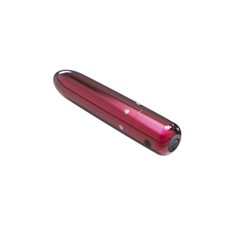 Мощная вибропуля – PowerBullet Pretty Point Pink – 10 режимов вибрации, бесшумная работа
