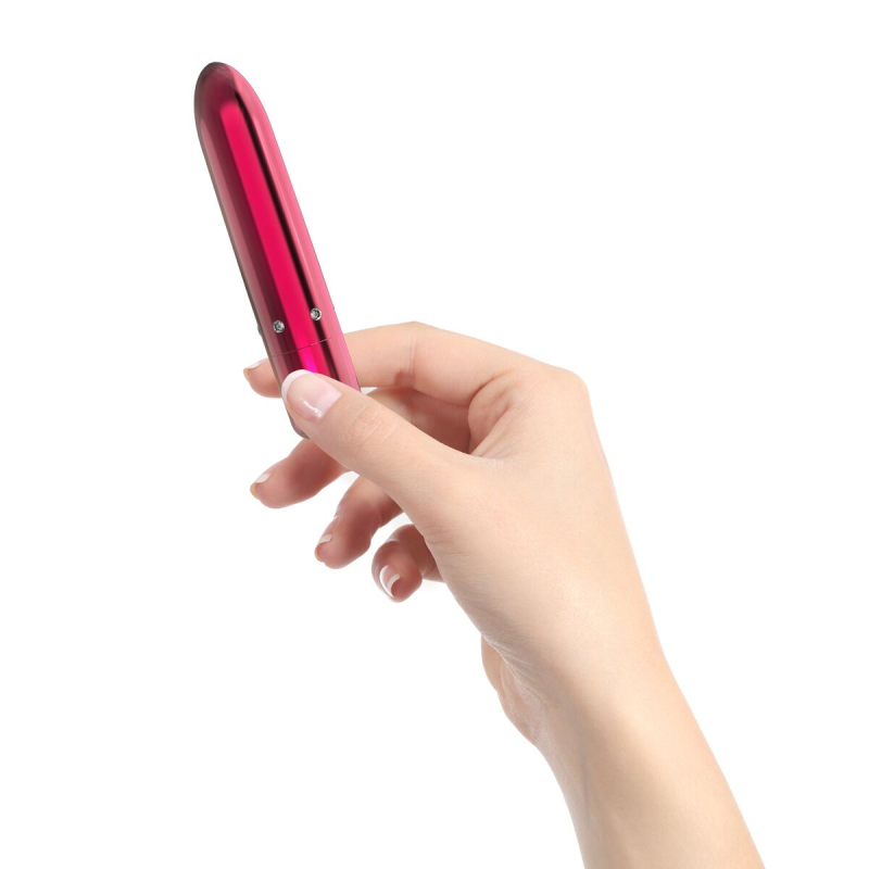 Мощная вибропуля – PowerBullet Pretty Point Pink – 10 режимов вибрации, бесшумная работа