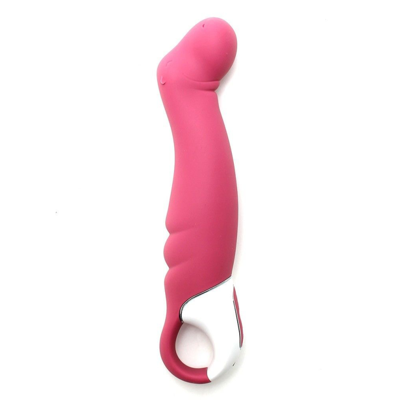 Потужний вібратор Satisfyer Vibes Petting Hippo – з гнучким стовбуром для точки G, медичний силікон, 12 режимів вібрації