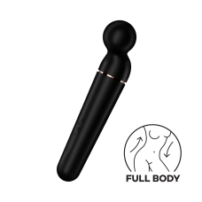 Мощный вибромассажер – Satisfyer Planet Wand-er Black/Rosegold – 10 режимов вибрации, 6 интенсивностей