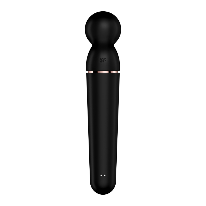 Потужний вібромасажер – Satisfyer Planet Wand-er Black/Rosegold – 10 режимів вібрації, 6 інтенсивностей