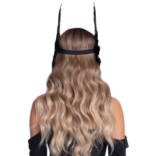 Пов’язка на голову з крилами Leg Avenue Feather headband Чорний колір, пір’я та натуральна шкіра