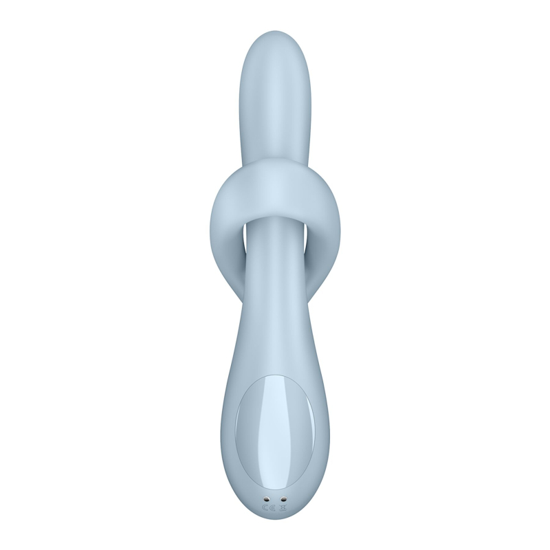 Satisfyer Heat Flex 4 Blue – Вібратор з ротацією та підігрівом до 39°C