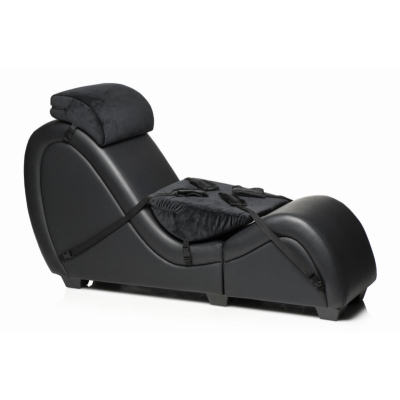 Секс-крісло з подушками Master Series Kinky Sex Lounge with Cushions - Black