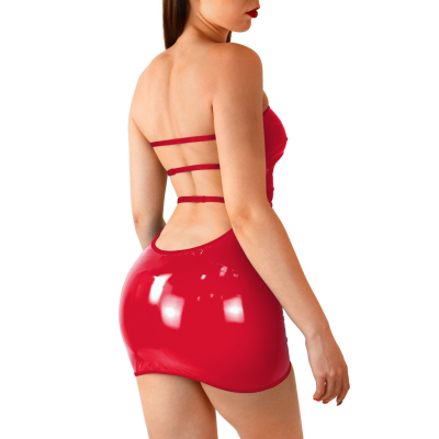 Сексуальное виниловое платье Art of Sex – Jaklin, размер L–2XL, цвет красный