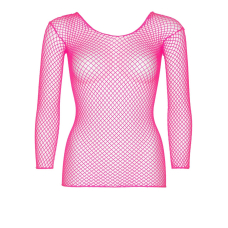 Сітчастий топ Leg Avenue Long Sleeves T–Shirts Neon Pink, One Size