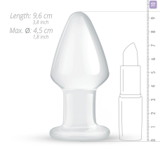 Скляна анальна пробка Gildo Glass Buttplug No. 25