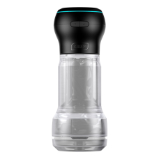 Смарт мастурбатор Kiiroo Feel Pocket Crystal зі всмоктувальною інтерактивною насадкою PowerBlow Combo Set