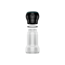 Смарт мастурбатор Kiiroo Feel Pocket Crystal зі всмоктувальною інтерактивною насадкою PowerBlow Combo Set
