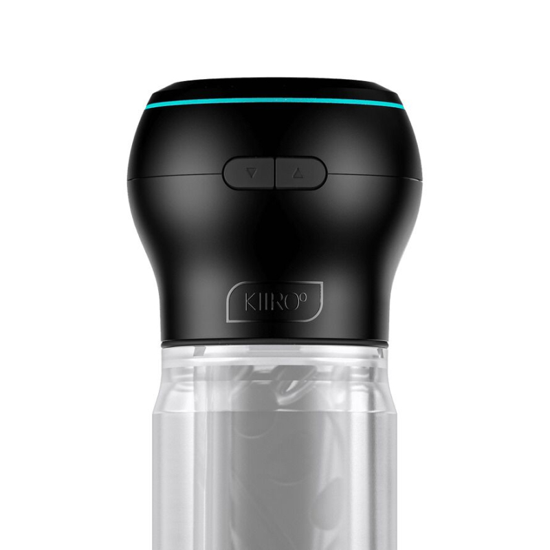 Смарт мастурбатор Kiiroo Feel Pocket Crystal зі всмоктувальною інтерактивною насадкою PowerBlow Combo Set