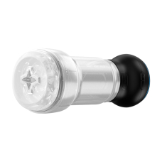 Смарт мастурбатор Kiiroo Feel Pocket Crystal зі всмоктувальною інтерактивною насадкою PowerBlow Combo Set