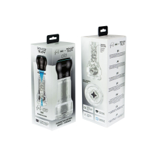 Смарт мастурбатор Kiiroo Feel Pocket Crystal зі всмоктувальною інтерактивною насадкою PowerBlow Combo Set