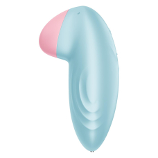 Смарт-вібратор для клітора – Satisfyer Tropical Tip Light Blue – керування на відстані через мобільний застосунок