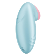 Смарт-вібратор для клітора – Satisfyer Tropical Tip Light Blue – керування на відстані через мобільний застосунок
