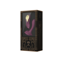Смарт-вібратор у трусики – Zalo AYA Velvet Purple – насадка для точки G, пульт керування, сильний магніт