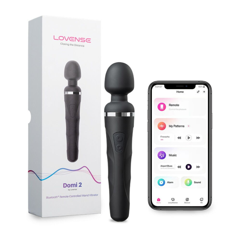 Смарт вібромасажер Lovense Domi 2 – управління через Bluetooth та на відстані через інтернет
