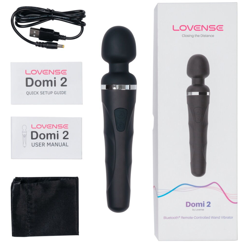 Смарт вібромасажер Lovense Domi 2 – управління через Bluetooth та на відстані через інтернет