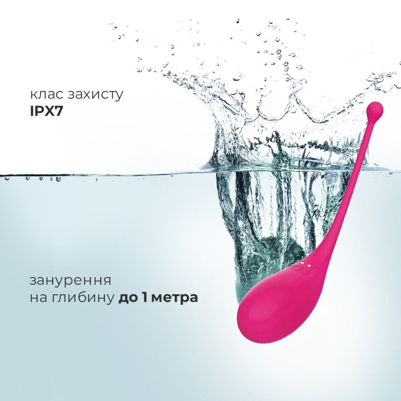 Смарт виброяйцо – Adrien Lastic Palpitation Pink – дистанционное управление с телефона через приложение Ad Love