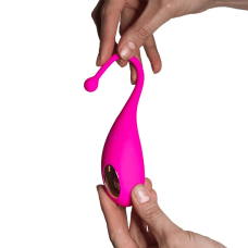 Смарт виброяйцо – Adrien Lastic Palpitation Pink – дистанционное управление с телефона через приложение Ad Love