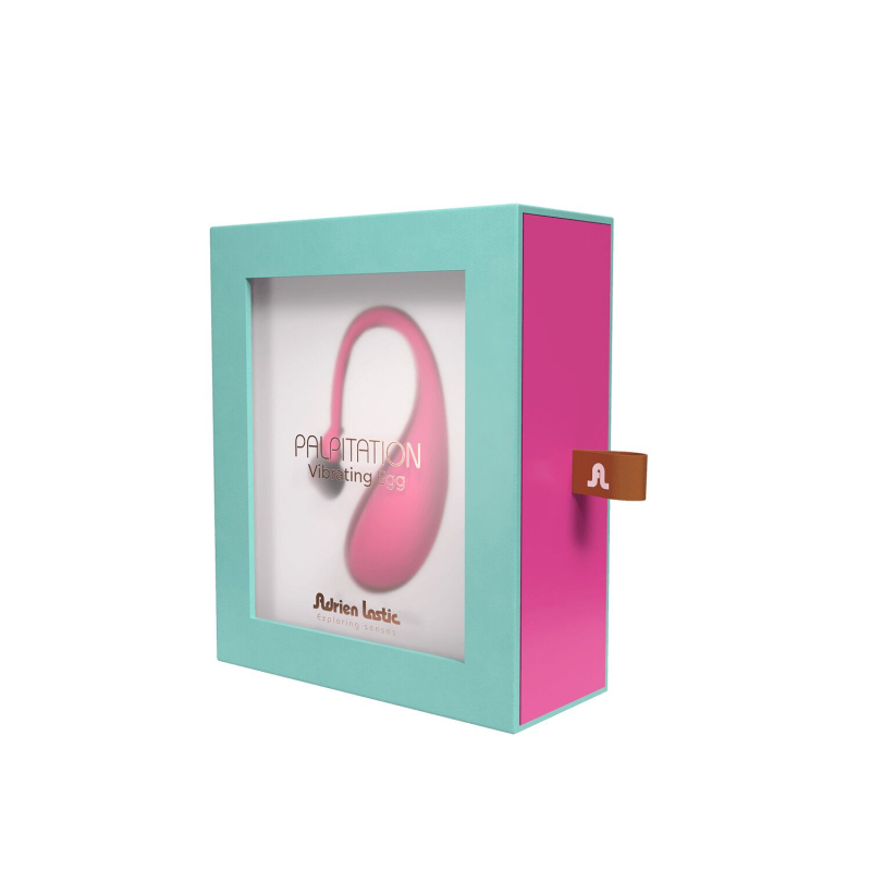 Смарт виброяйцо – Adrien Lastic Palpitation Pink – дистанционное управление с телефона через приложение Ad Love