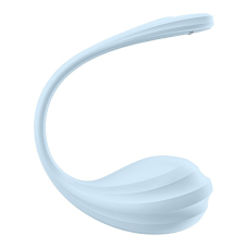 Смарт-віброяйце – Satisfyer Smooth Petal Connect Light Blue – app-керування на відстані з телефона