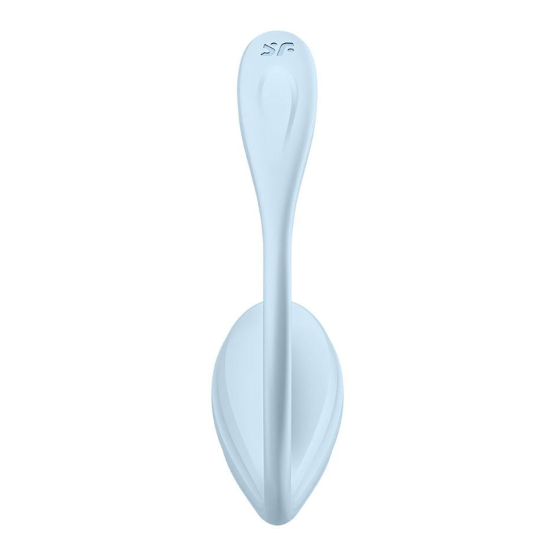 Смарт-виброяйцо – Satisfyer Smooth Petal Connect Light Blue – app-управление на расстоянии с телефона