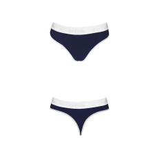 Спортивні трусики–стрінги Passion PS007 PANTIES M, темно–синій