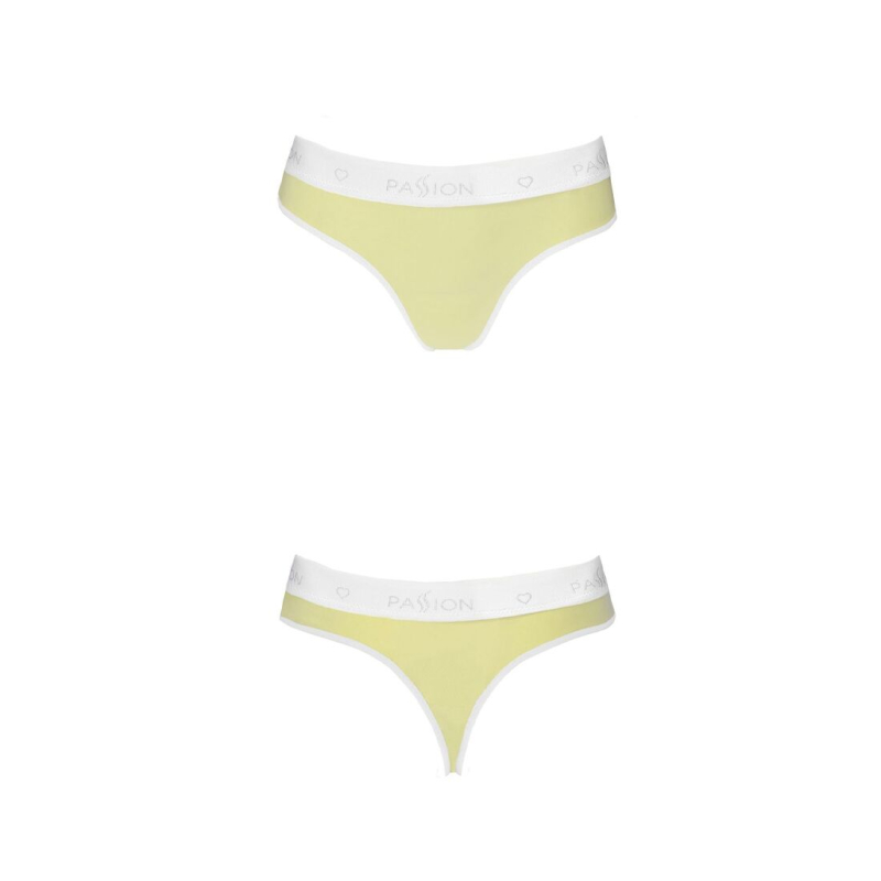 Спортивні трусики–стрінги Passion PS007 PANTIES XL, жовтий