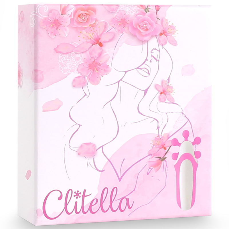 Стимулятор з імітацією оральних пестощів – FeelzToys Clitella Pink – 7 режимів, 3 змінні насадки