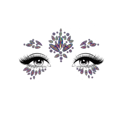 Стрази–прикраси для обличчя Leg Avenue Verity face jewels sticker, наліпки