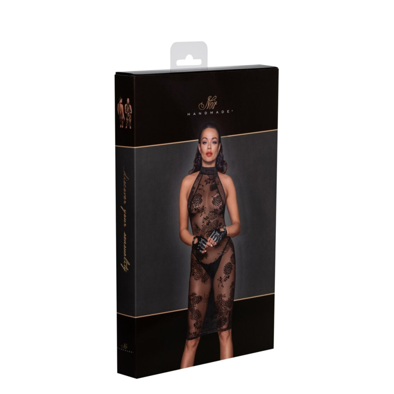 Сукня Noir Handmade F240 Midi tulle dress with velvet straps – L