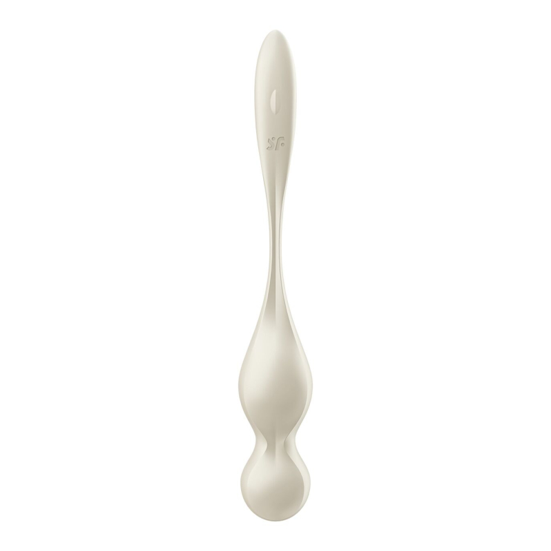 Вагінальні смарт-кульки з вібрацією Satisfyer Love Birds 1 Connect App White, 78 г