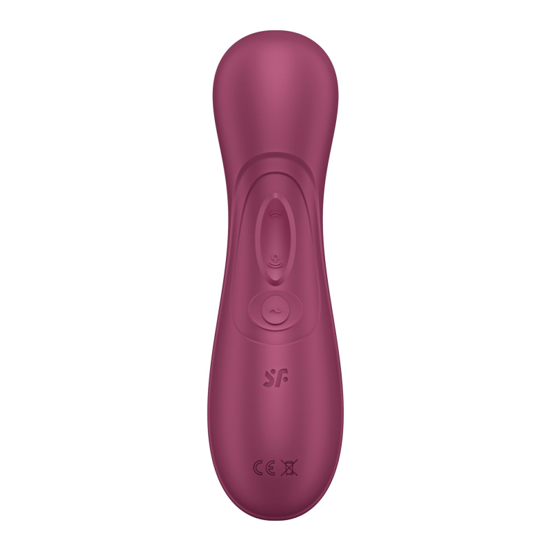 Вакуумний кліторальний стимулятор – Satisfyer Pro 2 Generation 3 Wine Red – технологія Liquid Air