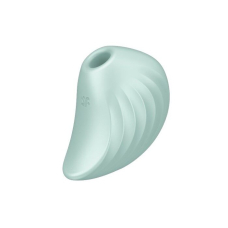 Вакуумний кліторальний стимулятор з вібрацією – Satisfyer Pearl Diver Mint – 12 вібро-режимів, 11 вакуумних