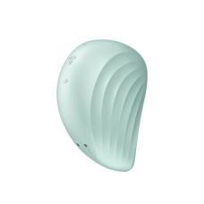 Вакуумний кліторальний стимулятор з вібрацією – Satisfyer Pearl Diver Mint – 12 вібро-режимів, 11 вакуумних