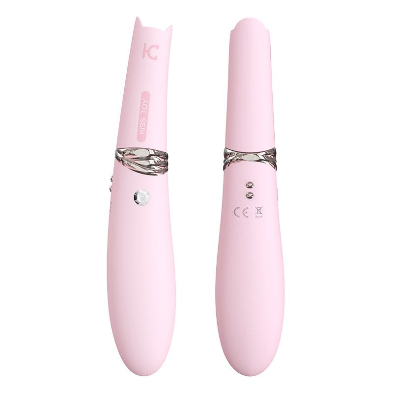 Вакуумний стимулятор з вібрацією – KISTOY Miss CC Pink – 10 вібро-режимів точки G + 3 рівня вакуумної стимуляції